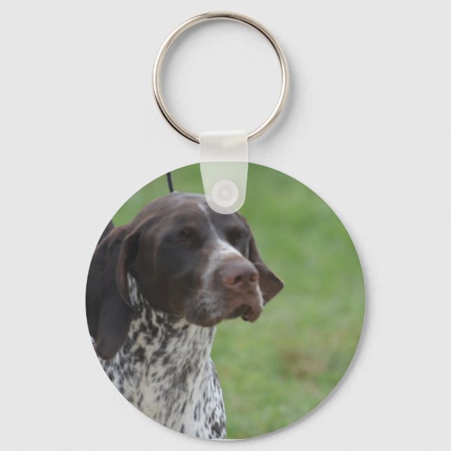 Sweet German Shorthaired Pointer Keychain (Front)