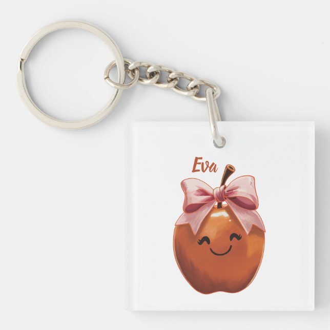 Sweet Gift Apple Keychain (Front)