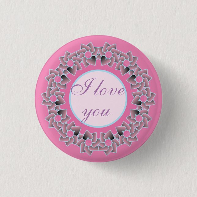 Sweet Gifts and Favours Floral Design 1 Inch Round Button (Front)