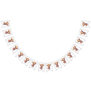 Sweet Giraffe Birthday Party Bunting Flags