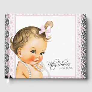 Sweet Girl Baby Shower Guest Book
