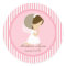 Sweet Girl First Holy Communion Sticker Pink