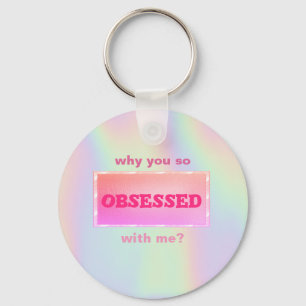 Sweet Girly Holographic  Keychain