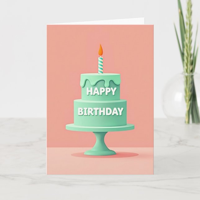 Sweet Glaze Birthday Card (Front)