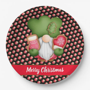 Sweet Gnome Customize Colour and Text Paper Plate