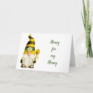 SWEET GNOMES SAY "I LOVE YOU" HOLIDAY CARD