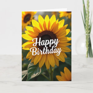 Sweet Golden Birthday Card