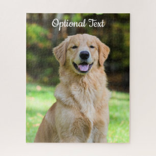 Sweet Golden Retriever Dog Jigsaw Puzzle