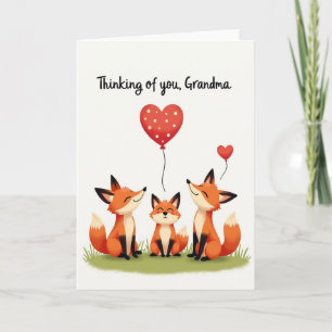 Sweet Grandma Thinking Of You Card
