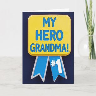 Sweet Grandmas Hero Award Card