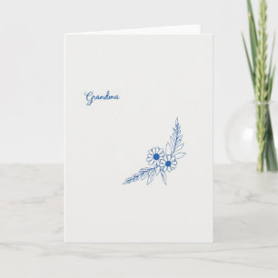 Sweet Grandmas Script Card