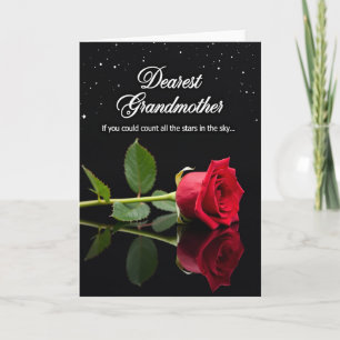 Sweet Grandmother Starry Night Card