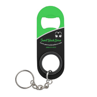 Sweet Green Bean Promotional Business Keychain Keychain Bottle Opener