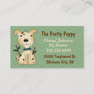Sweet Green Chig Groomer Carte de visite
