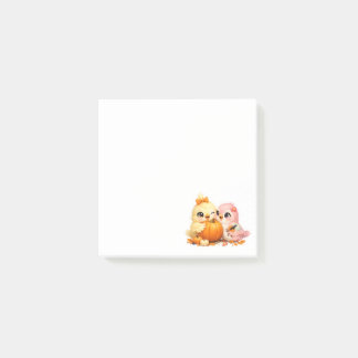 Sweet Halloween Little Birds Post-It Memo Pad Notes