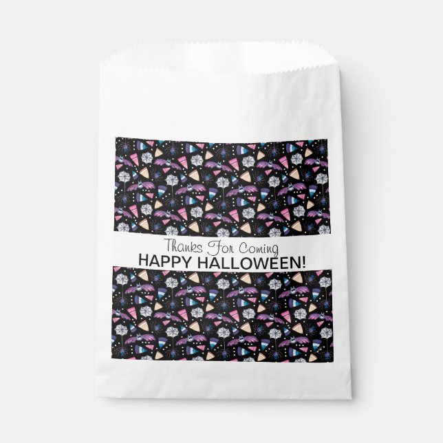 Sweet Halloween Personalized Party Favour Bags (Front)
