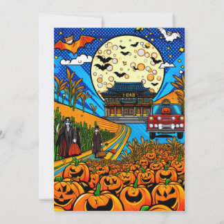 Sweet Halloween with you Holiday Card