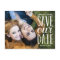 Sweet Hand Lettered Typography Photo Save the Date