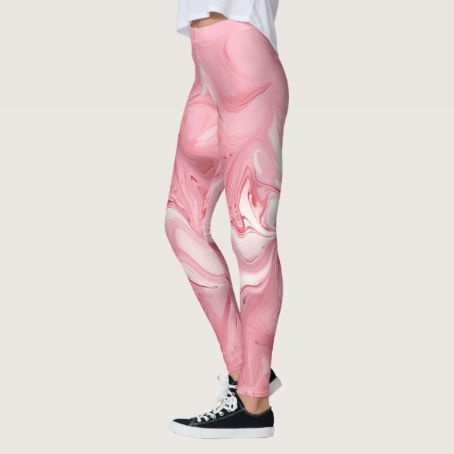 Sweet Harmony: Candy Marble for Plates Leggings (Left)