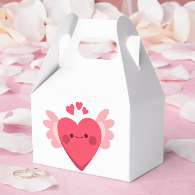 Sweet Heart and Bear Favor Box (Wedding)