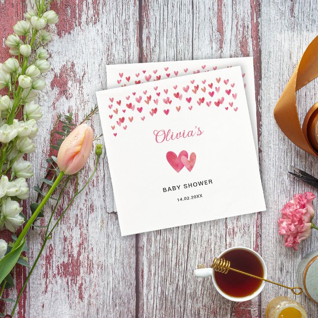Sweet Heart Baby Shower Napkin (Creator Uploaded)