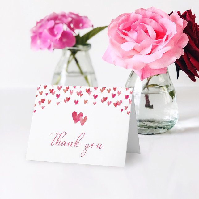 Sweet heart Baby Shower Thank You Card (Creator Uploaded)