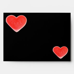 Sweet Heart Black envelope