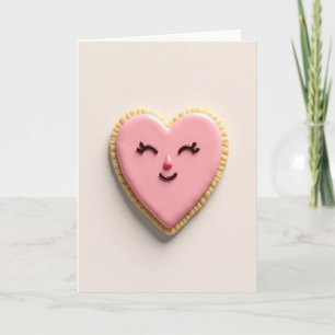 Sweet Heart Cookie Love Card