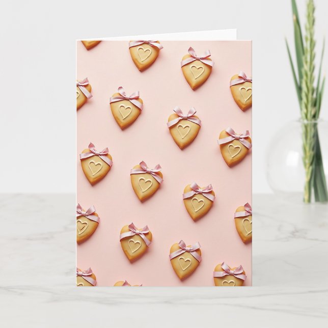 Sweet Heart Gift Cookie Card (Front)