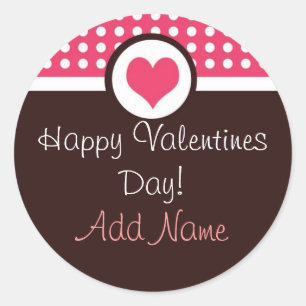 Sweet Heart Personalized Valentine's Day Sticker