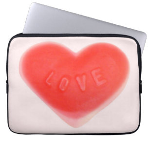 Sweet Heart Pink 13" laptop sleeve
