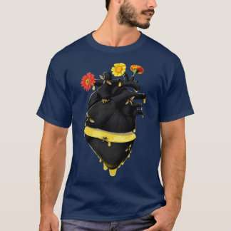 Sweet Heart Save the Bees by Tobe Fonseca T-Shirt
