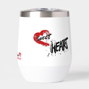 Sweet Heart Wine Tumbler