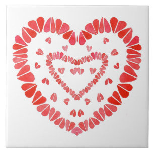SWEET HEARTS 6"X6" Ceramic Tile