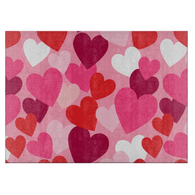 Sweet Hearts for your Sweetheart Cutting Board (Front)