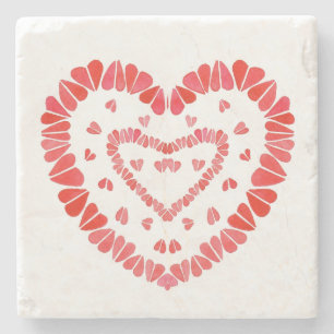 SWEET HEARTS Marble Stone Coaster