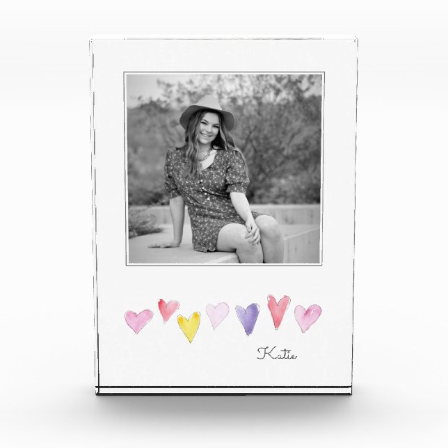 Sweet Hearts NAME PHOTO Love Mothers Day Gift (Front)