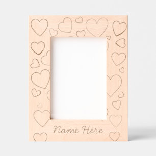 Sweet Hearts Personalized Engraved Frame