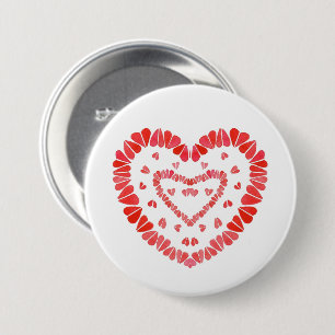 SWEET HEARTS Round Button