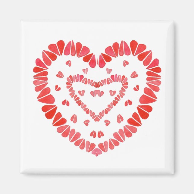 SWEET HEARTS Square Magnet (Front)