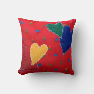 Sweet Hearts Throw Pillow