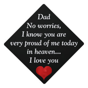 Sweet Heavenly Father Orphan Child Love Graduation Cap Topper