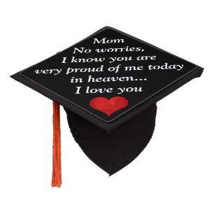 Sweet Heavenly Mother Orphan Child Love Graduation Cap Topper
