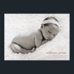 SWEET HELLO Birth Announcement // Faux Gold Foil<br><div class="desc"></div>