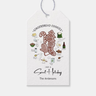 Sweet Holiday Gingerbread Holiday Gift Tags