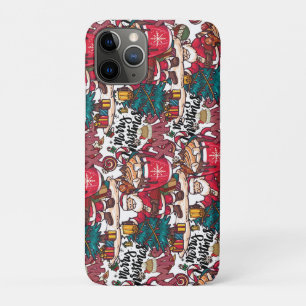 Sweet Holiday Wishes - cute merry christmas iPhone 11 Pro Case