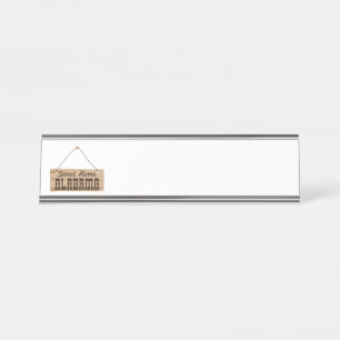 Sweet Home Alabama Desk Name Plate