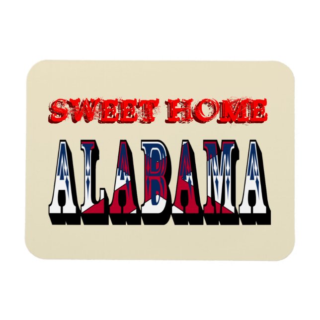 Sweet Home Alabama Flexible Magnet (Horizontal)