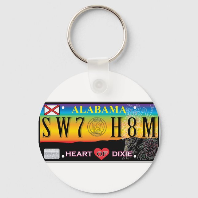 Sweet Home Alabama Keychain (Front)