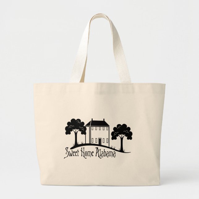 Sweet Home Alabama Large Tote Bag (Front)